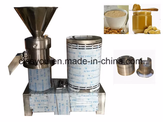 Erdnüsse Sesam Mandel Marmelade Butter Kolloidmühle Schleifmaschine