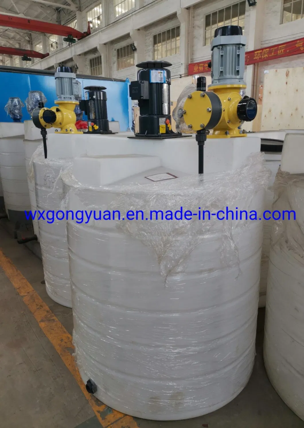 Water Treatment Equipment Dosing PE Tank for Fog Body Reaction in Water Treatment System