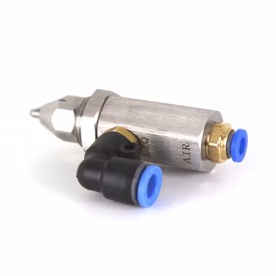 30 60 80 Degree Disinfection Ultrasonic Air Atomizing Mixing Dry Fog Mist Spray Nozzle